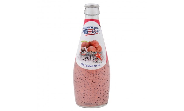 Basil & Lychee Flavored Juice - American Style - 300 ml