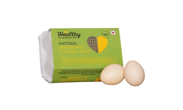 Free Range Country Eggs Pk Of 6 - Healthy Alternatives - 1 U