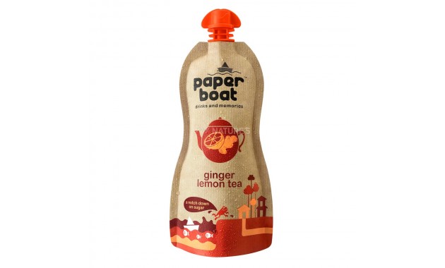 Ginger Lemon Tea - Paper Boat - 250 ml
