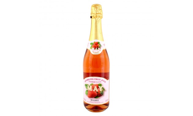 Sparkling Fruit Juce Strawberry Flavour - MAY - 750 ml